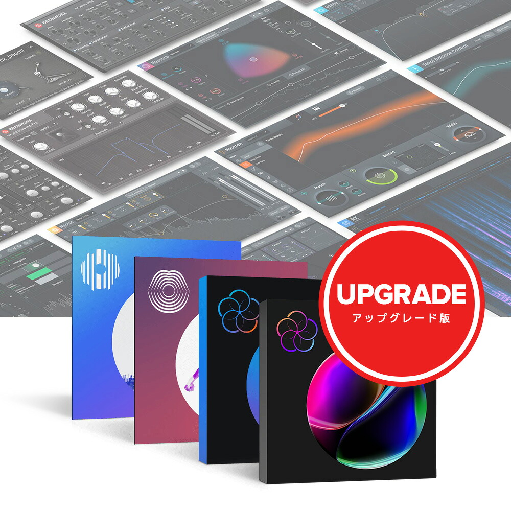 iZotope Everything Bundle (v16) Upgrade from any RX Advanced【ダウンロード版/繰り上げる評点版/電子メイル納品】