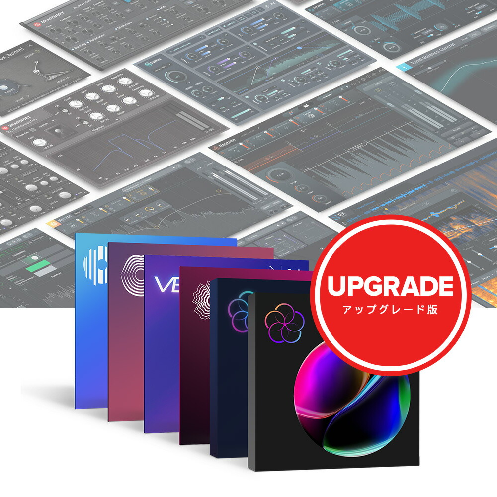 iZotope iZotope Everything Bundle: Upgrade from Post Production Suite 【ダウンロード版/繰り上げる評点版/電子メイル納品】