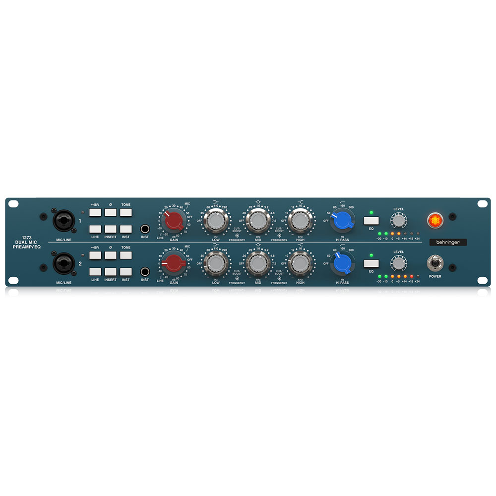 BEHRINGER 1273 2チャンネルマイクプリアンプ｜ミュージックランドKEY WEST