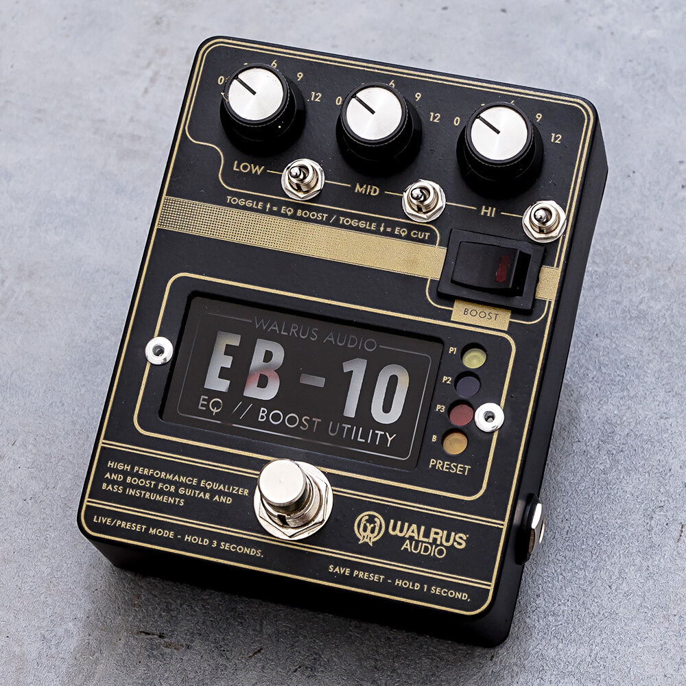 WALRUS AUDIO EB-10 Preamp/EQ/Boost (Black) [WAL-EB10]
