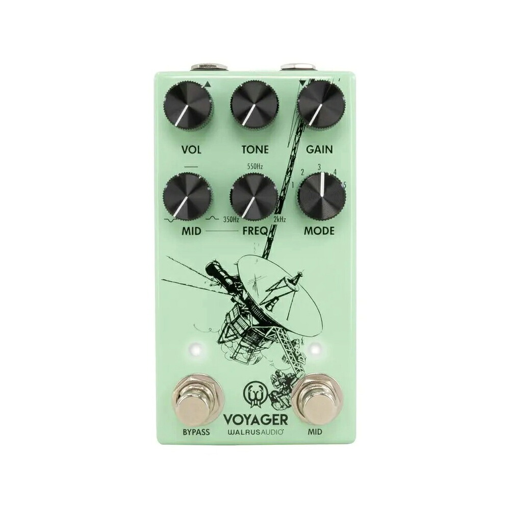 WALRUS AUDIO Voyager Preamp/Overdrive MKII [WAL-VOY/MK2 #SG]（Seafoam Green）｜ミュージックランドKEY WEST