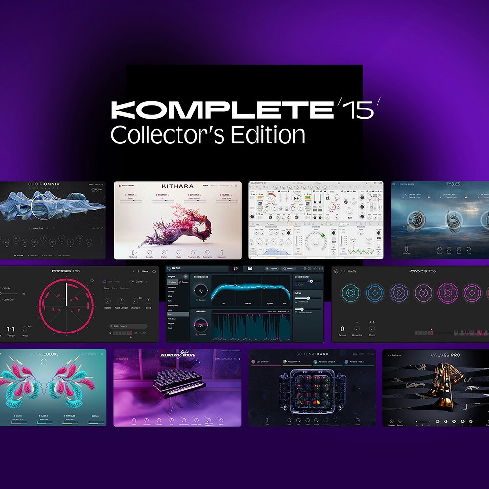 Native Instruments Komplete 15 Collector\u0027s Edition DL 【ダウンロード版/電子メイル納品】