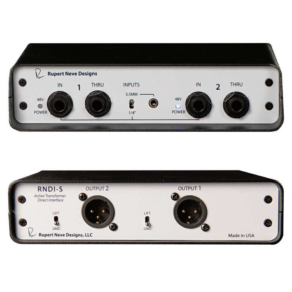 配信機器・PA機器・レコーディング機器 RNDI Rupert Neve Designs 00_RNDI-M_FRONT_TOP_45-