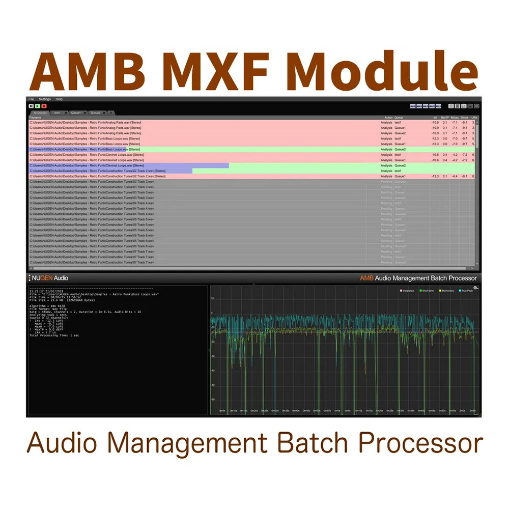 NUGEN Audio AMB MXF Module 【ダウンロード版/電子メール納品】