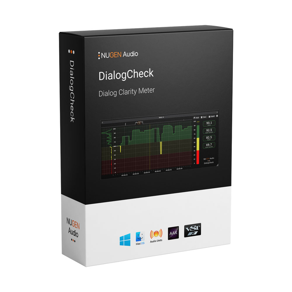 NUGEN Audio Dialog Check 【ダウンロード版/メール納品】