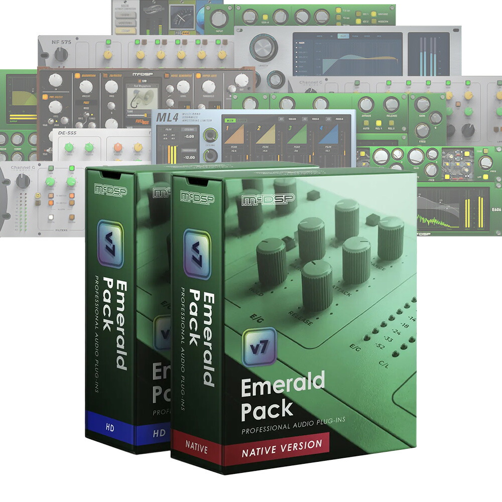 McDSP Emerald Pack 固定ディスク v7 【ダウンロード版/電子メイル納品】