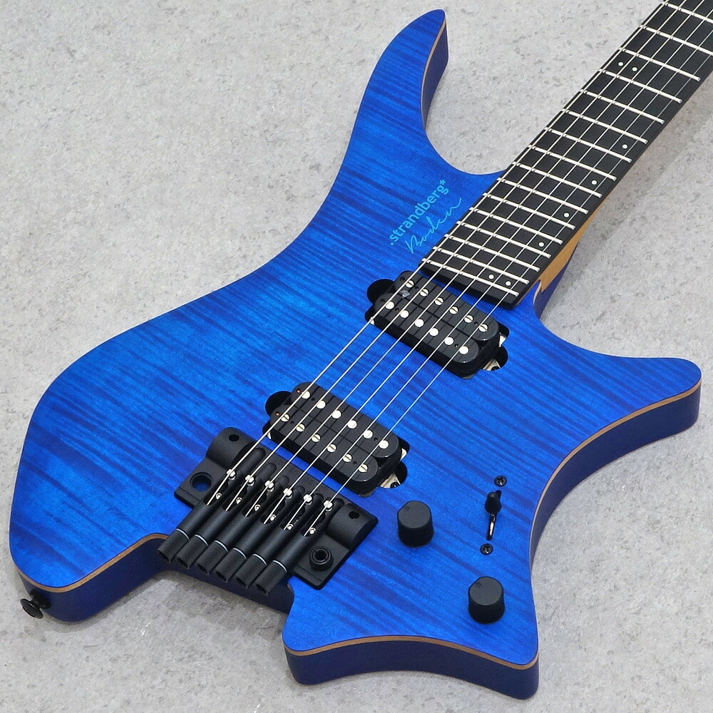 strandberg エレキギター ブルー/ナチュラル エレキギター】strandbergから杢目も美しい広島パルコ店オーダー