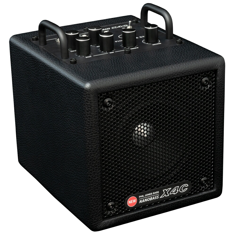 Phil Jones Bass (PJB) NANOBASS X4C Black モバイルバッテリー対応 ベースコンボアンプ｜ミュージックランドKEY WEST