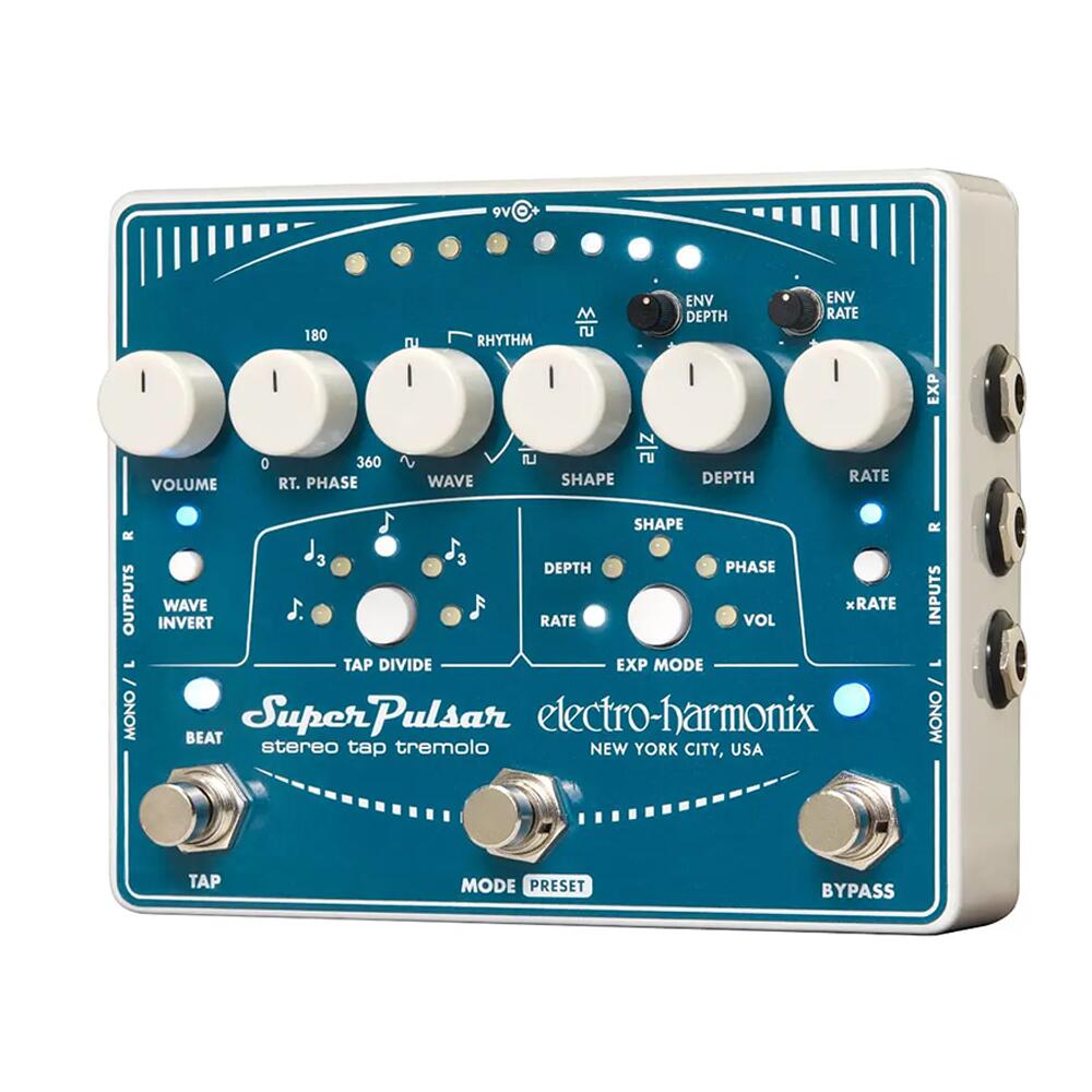 electro-harmonix Super Pulsar エレクトロハーモニクス エフェクター トレモロ｜ミュージックランドKEY WEST 43,615円