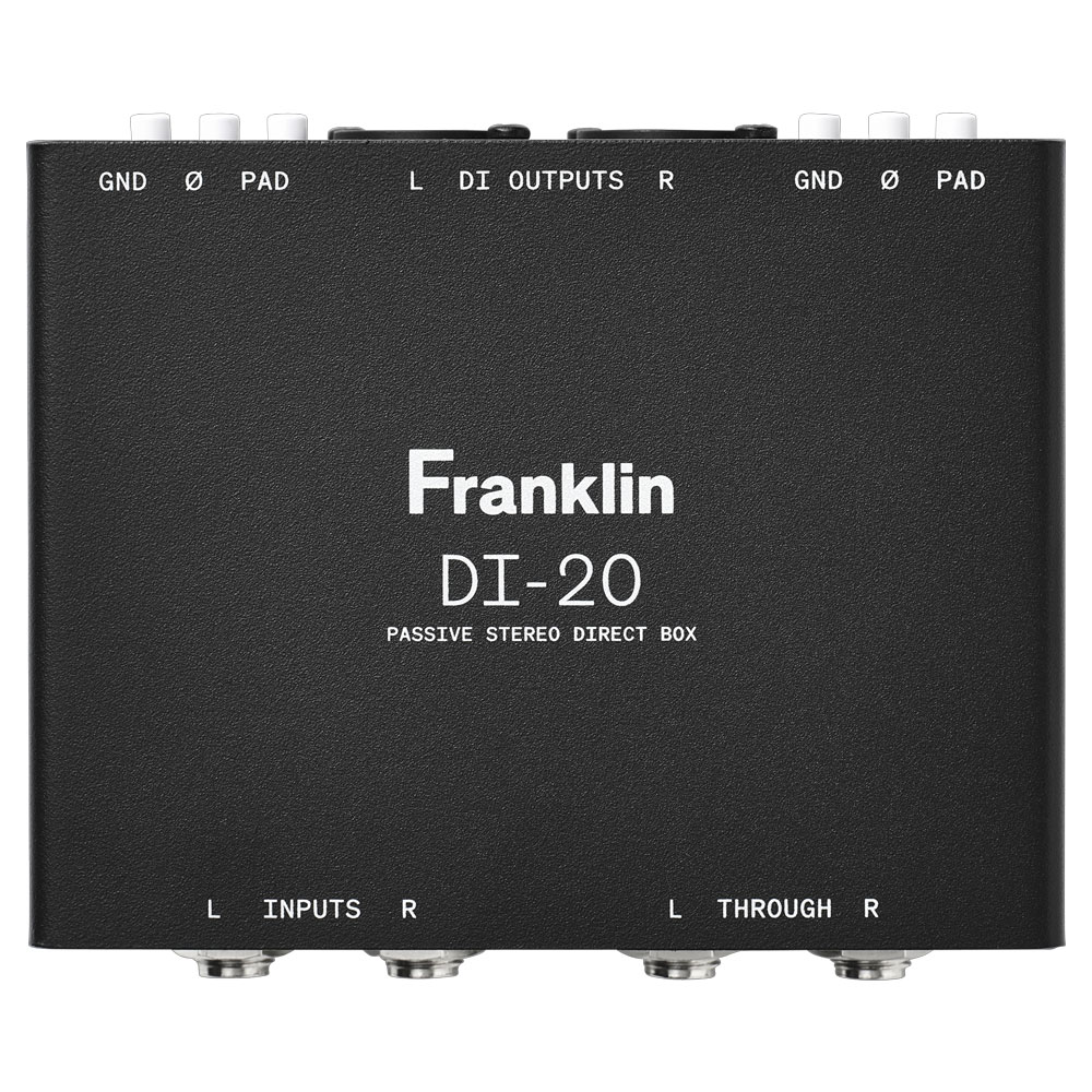 Franklin Audio DI-20 Stereo Passive DI｜ミュージックランドKEY WEST