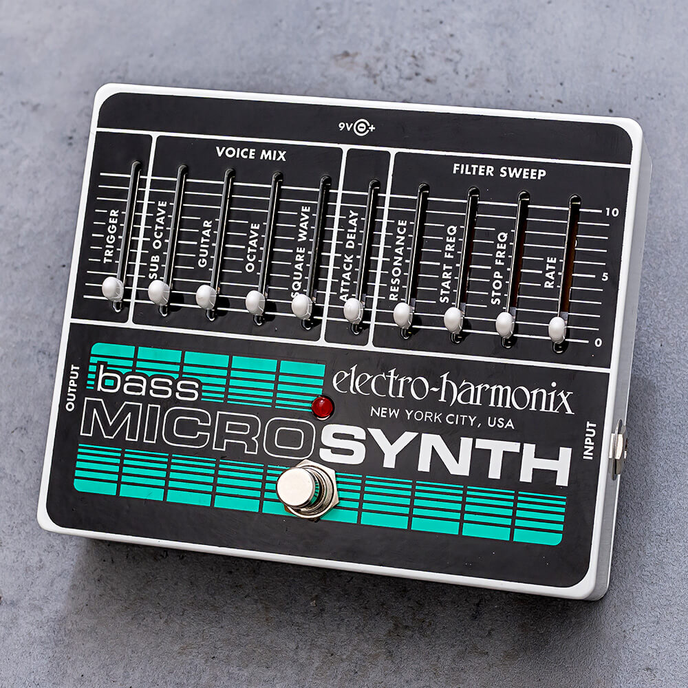 electro-harmonix Bass Micro Synthesizer エレクトロハーモニクス エフェクター ベースシンセ|ミュージックランドKEY WEST