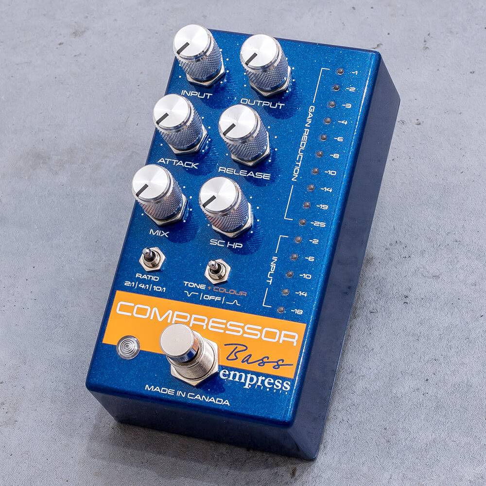 【3/3まで限定価格】empress effects compressor Empress Effects Guitar Compressor MKII Pedal - Blue | Sweetwater