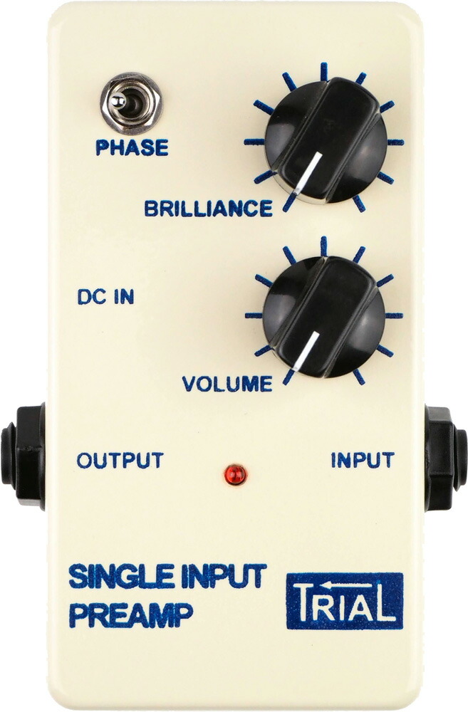 TRIAL SINGLE INPUT PREAMP（アコースティックプリアンプ） - 器材