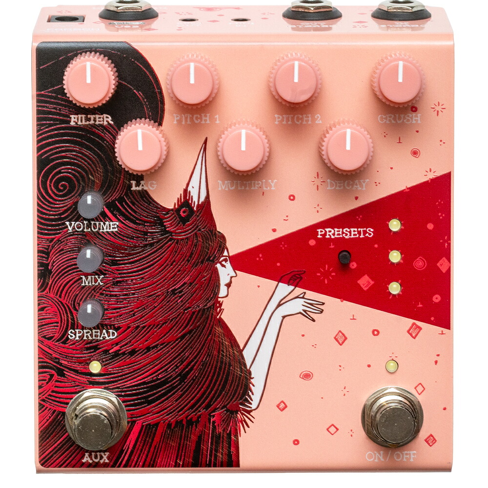 エフェクター OLD BLOOD NOISE ENDEAVORS Dark Star V3 [Stereo Soundscape Reverb] (Pink)