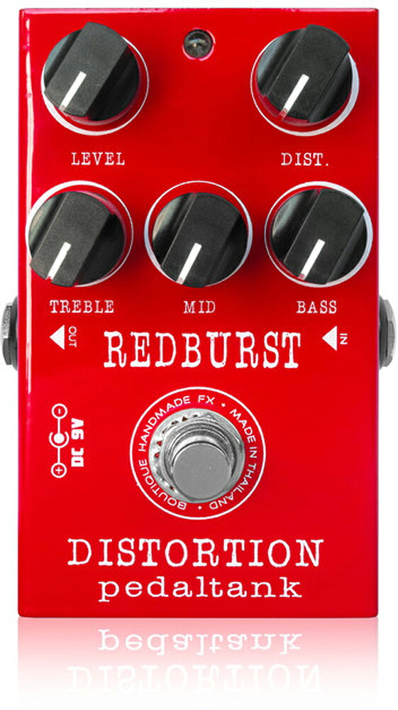 Pedal Tank RED BURST Distortion
