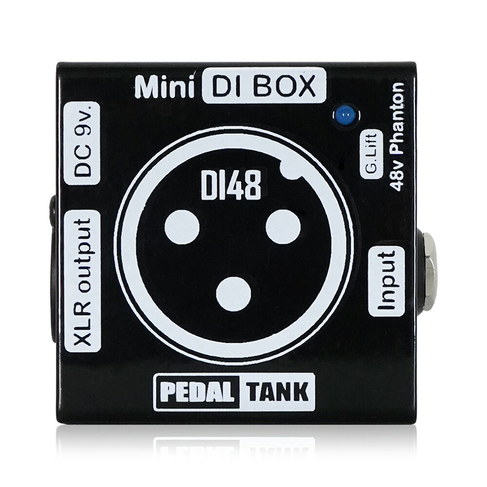Pedal Tank DI48 : Mini Active DI Box アクティブDIボックス