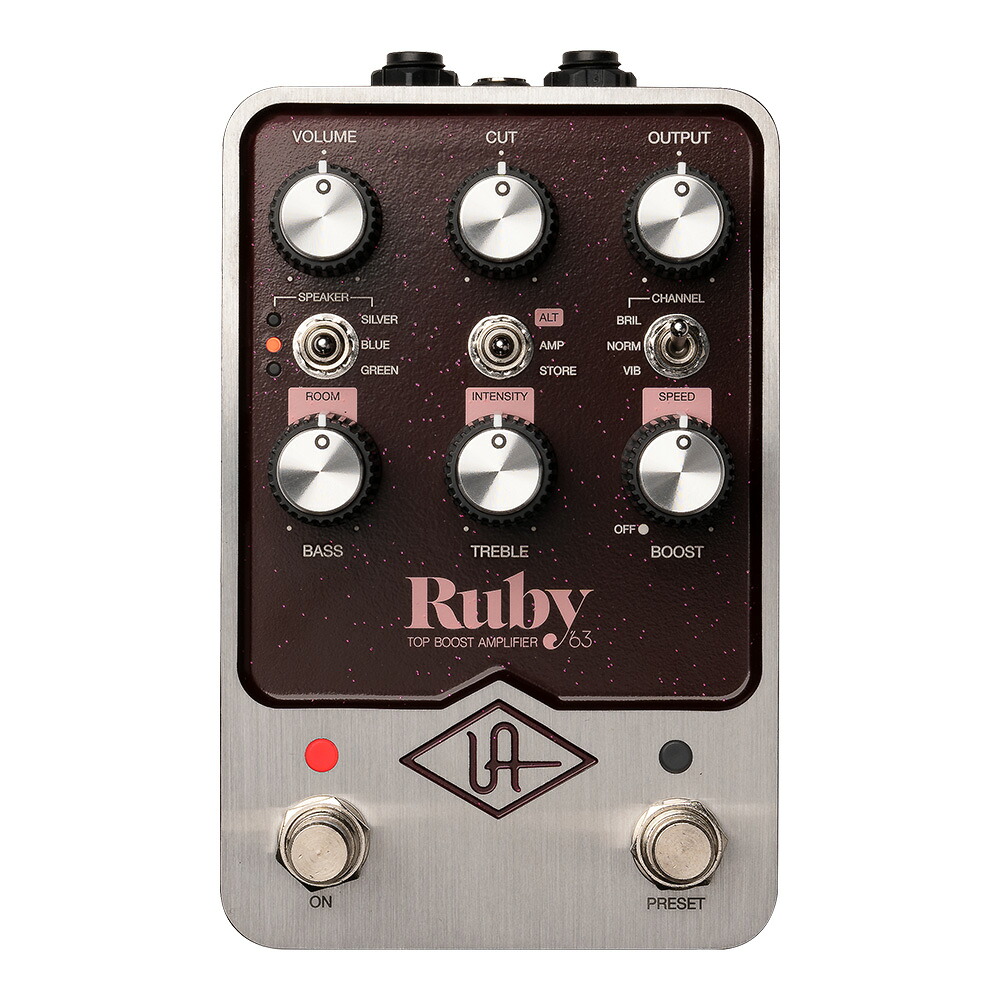 UNIVERSAL AUDIO UAFX Ruby '63 Top Boost Amplifier
