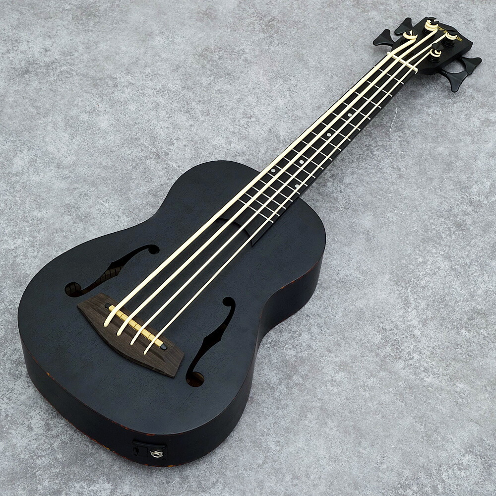 Key pilina UKB-500 F-Hole Black ウクレレベース・フレットあり