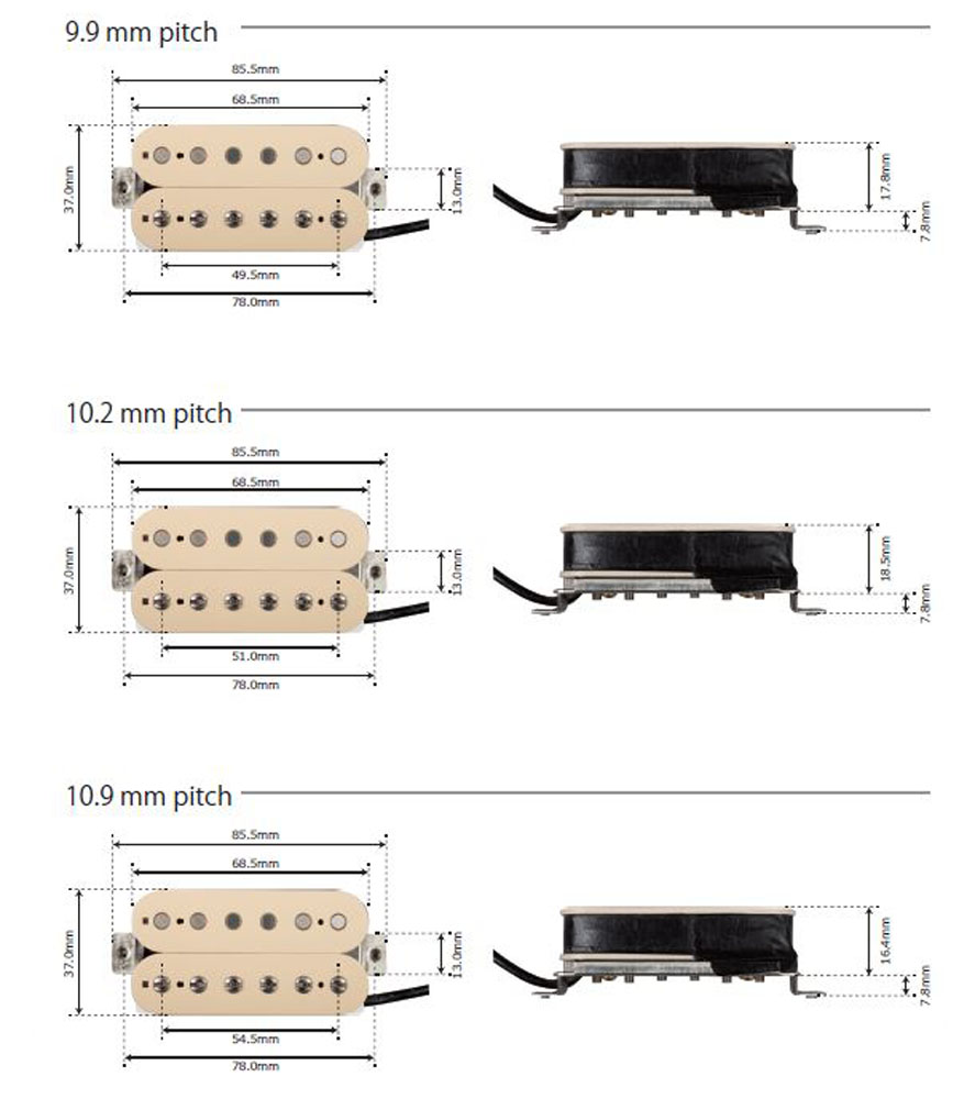 Freedom Custom Guitar Research Hybrid Humbucker ギター用ハム