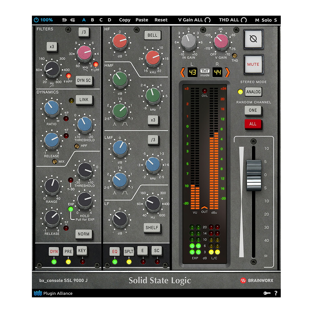 Plugin AllianceBrainworx bx_console SSL 9000 J 【ダウンロード版/電子メイル納品】 PCソフト-音楽制作-パソコン・周辺機器