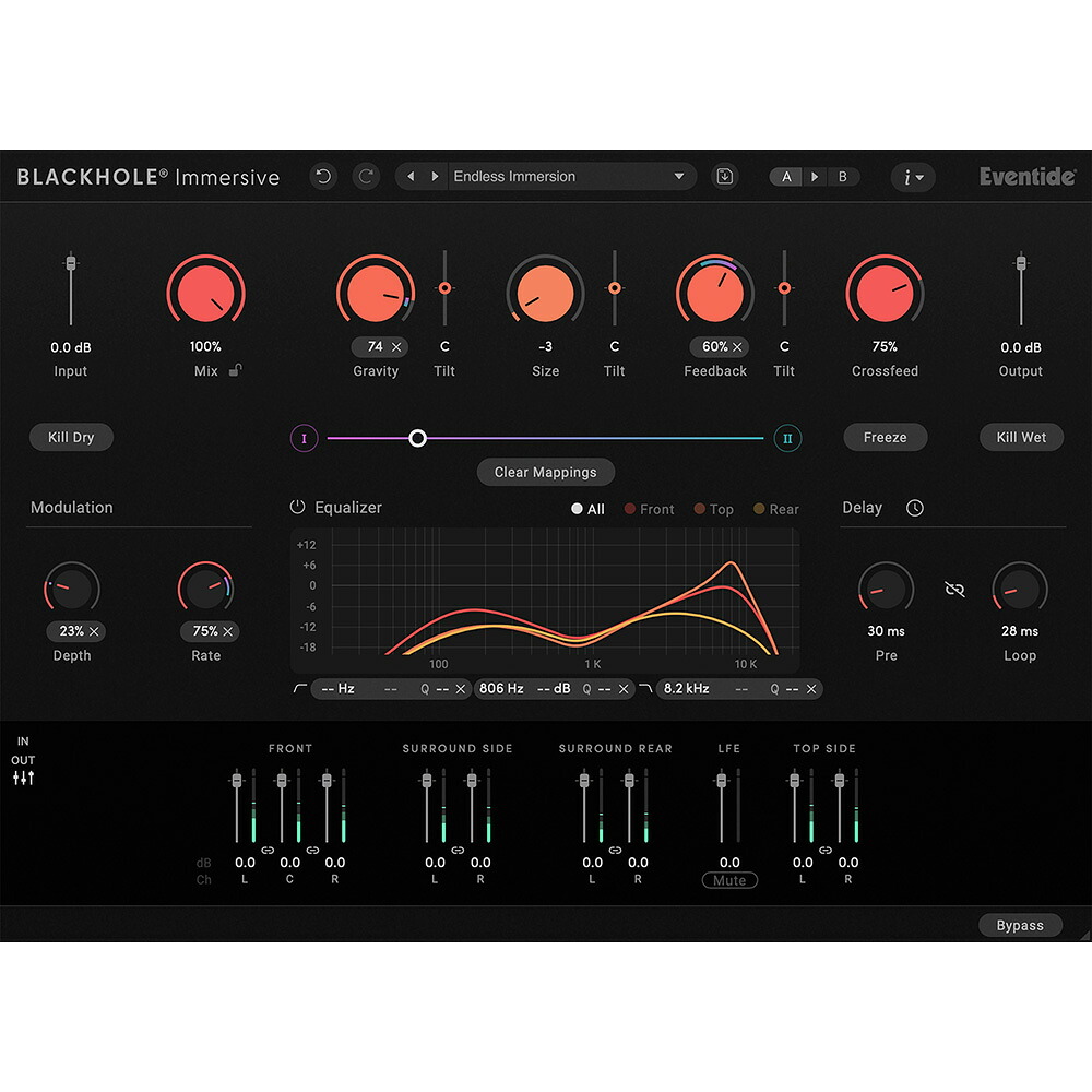 Eventide Blackhole Immersive 【ダウンロード版/メール納品】【Pluginpalooza Sale!第2弾!50%OFF!~7/27】|ミュージックランドKEY WEST
