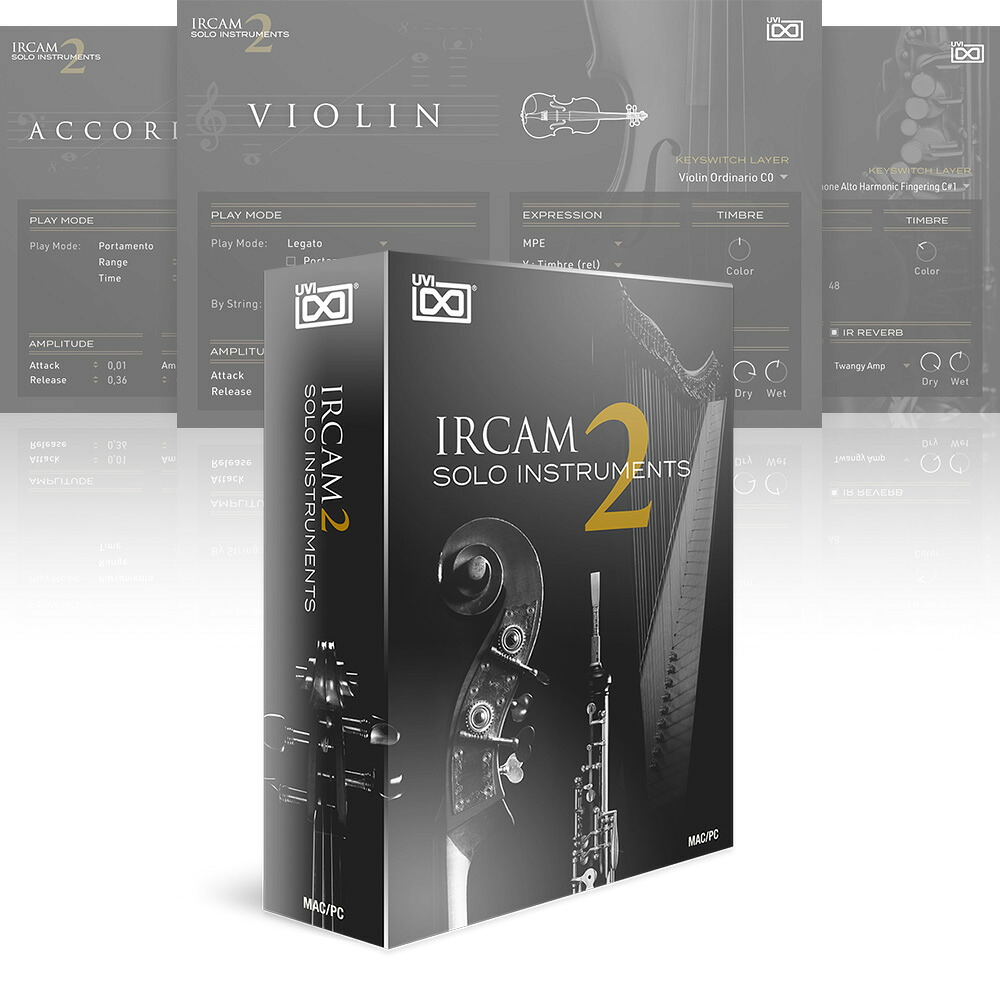 UVI IRCAM SOLO Instruments 2 【ダウンロード版/メール納品】｜ミュージックランドKEY WEST 29,249円