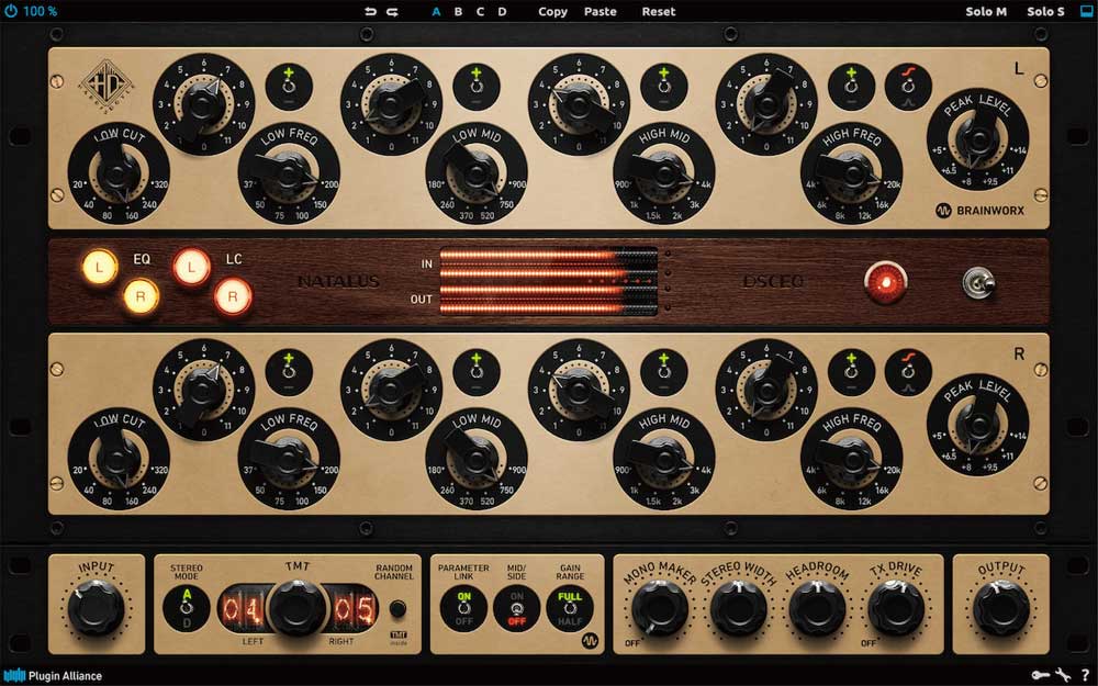 Plugin Alliance Harris Doyle Natalus Dynamic Stereo Console EQ 【ダウンロード版/メール納品】