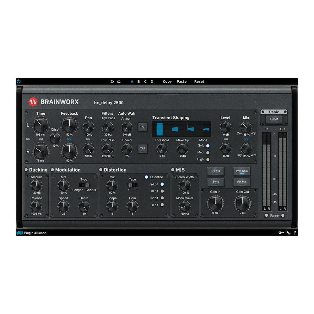 Plugin Alliance Brainworx bx_delay 2500 【ダウンロード版/メール納品】