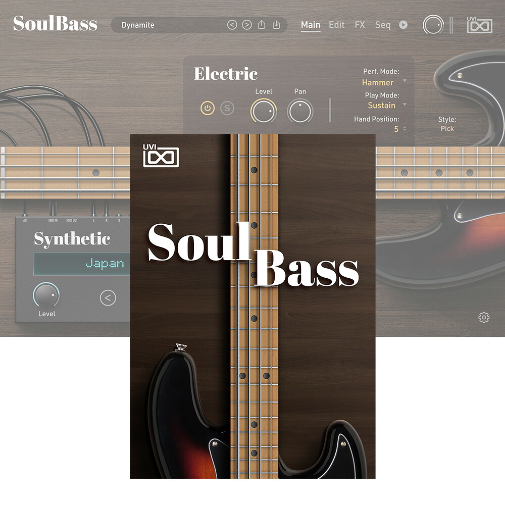 UVI Soul Bass【ダウンロード版/メール納品】|ミュージックランドKEY WEST