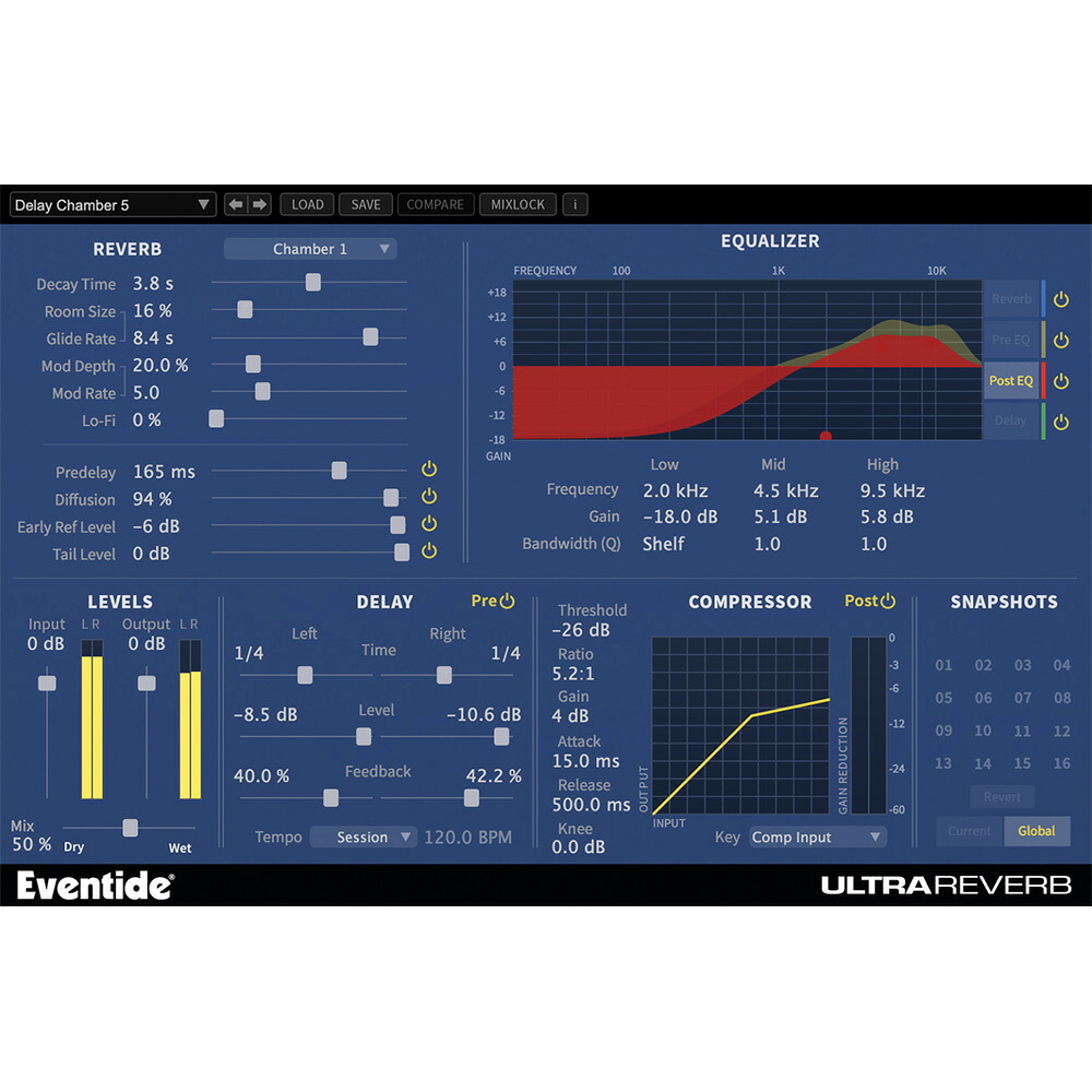 Eventide UltraReverb【ダウンロード版/電子メイル納品】 パソコン・周辺機器-PCソフト-音楽制作