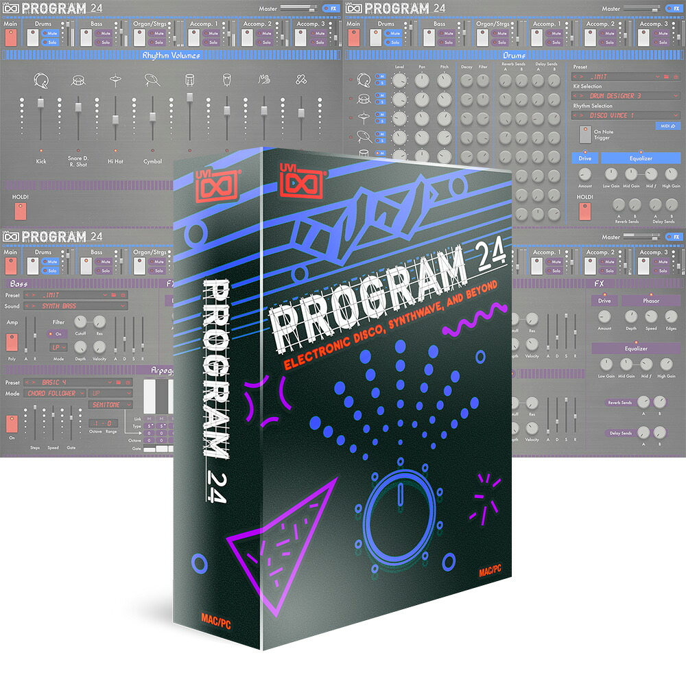 UVI Program 24 【ダウンロード版/メール納品】|ミュージックランドKEY WEST