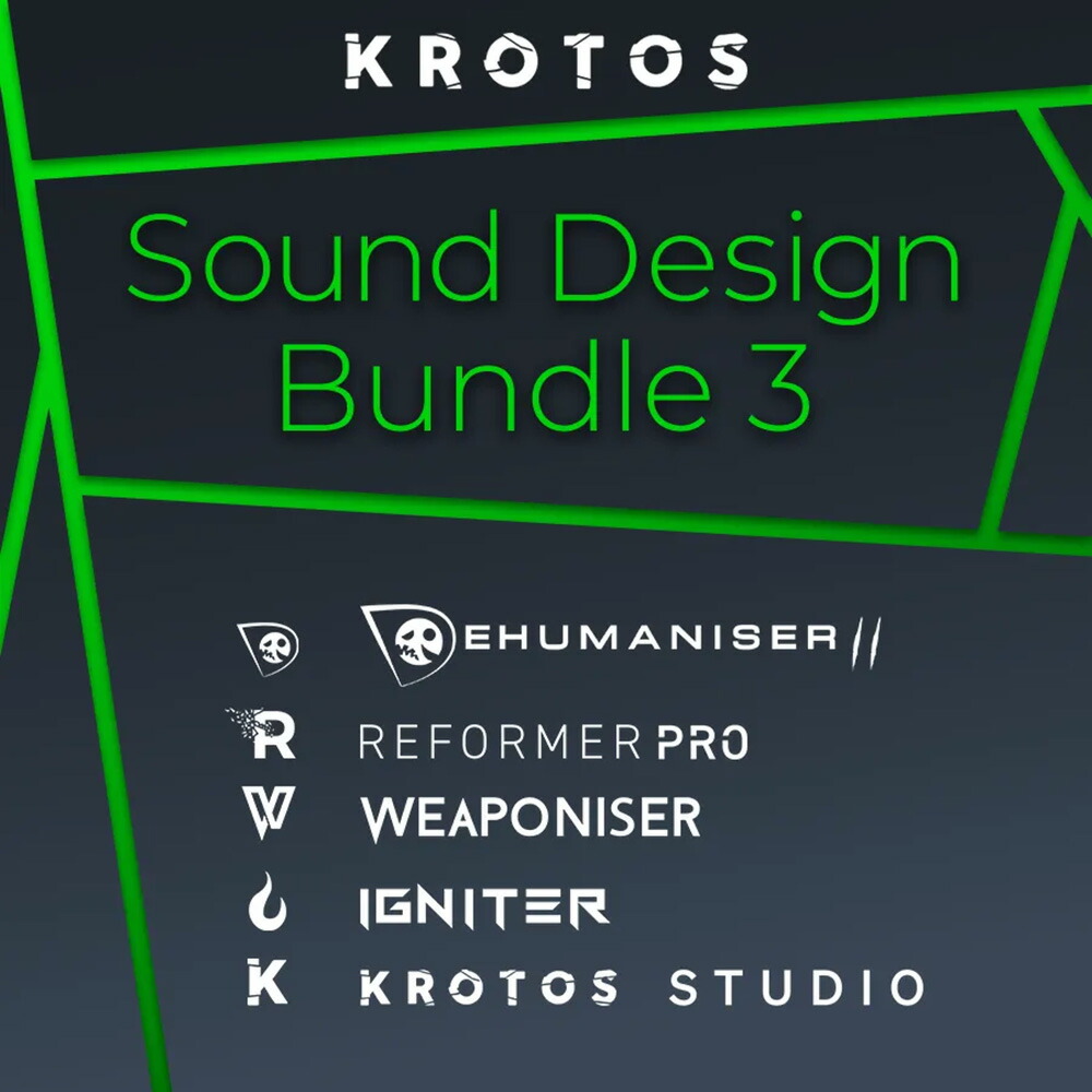 KROTOS Sound Design Bundle 3 【ダウンロード版/電子メイル納品】