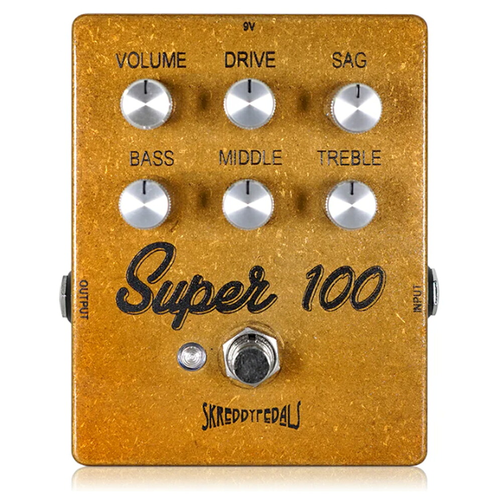 Skreddy Pedals Super 100 オーバードライブ