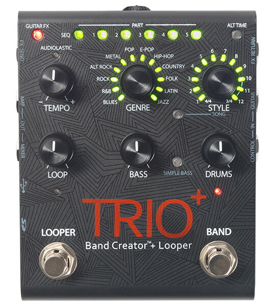 DigiTech TRIO+ デジテック トリオプラス エフェクター 【正規輸入品】｜ミュージックランドKEY WEST 40,040円