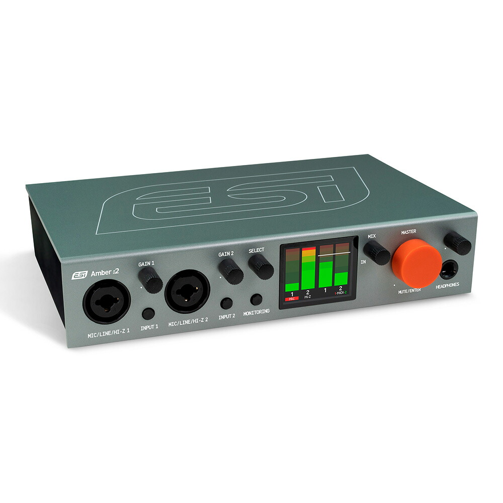 ESI Audiotechnik Amber i2 オーディオインターフェイス 【春の新生活＆音楽制作応援キャンペーン！最大20％OFF！～4/30】