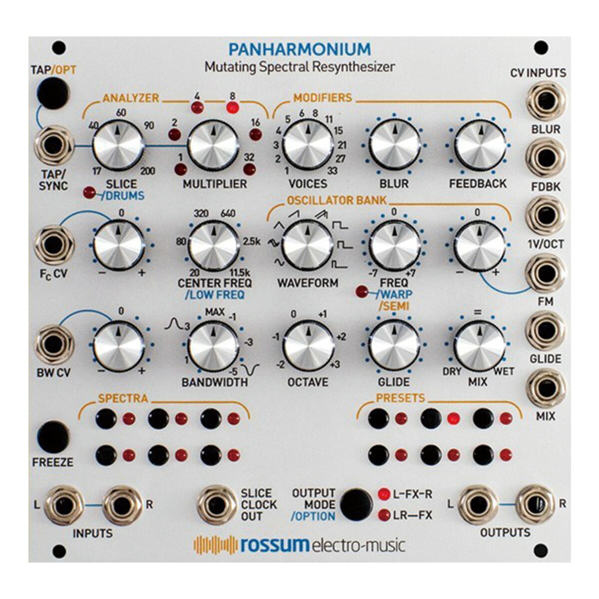 Rossum Panharmonium パーンハーモニウム Mutating Spectral Resynthesizer 送料無料 Gruposigaservicos Com Br