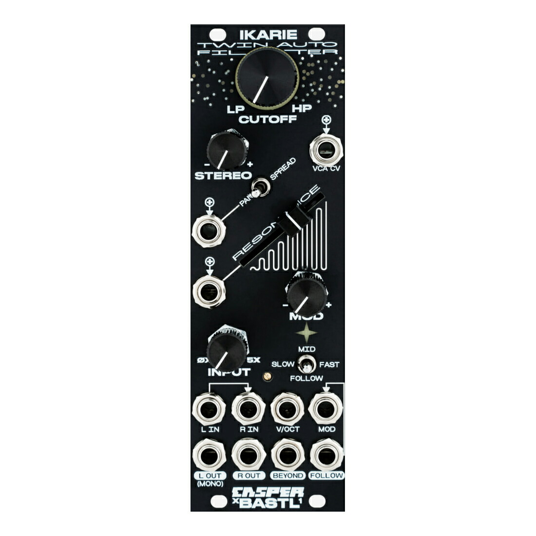 BASTL INSTRUMENTS IKARIE -Flexible Stereo/Dual Peak Filter-