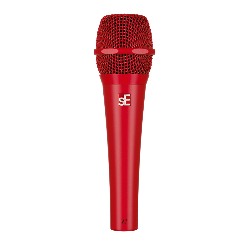 sE Electronics V7 Red スーパーカーディオイド型 ボーカル用ハンドヘルド・ダイナミック・マイクロフォン
