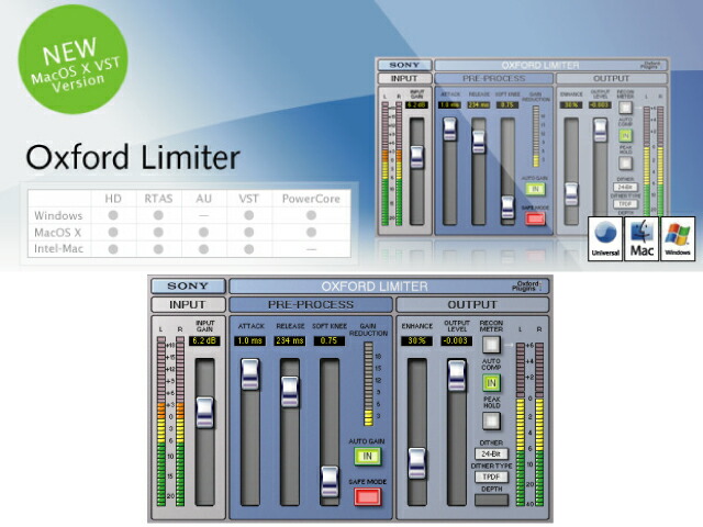 Sonnox Oxford Limiter(Native) 【ダウンロード版/メール納品】｜ミュージックランドKEY WEST