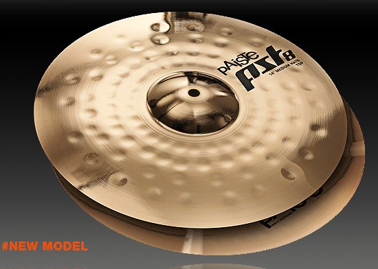 Paiste PST 8 Reflector Medium Hats 14&Prime;TOP パイステ シンバル｜ミュージックランドKEY WEST