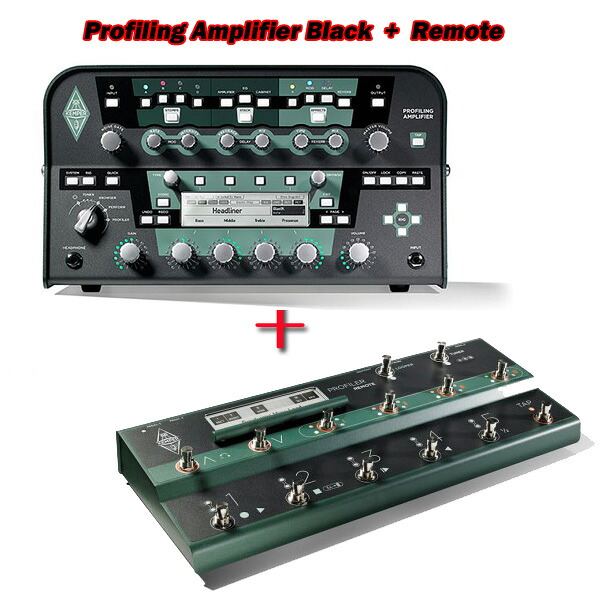 Kemper Profiling Amplifier Black + Remote セット|ミュージックランドKEY EAST