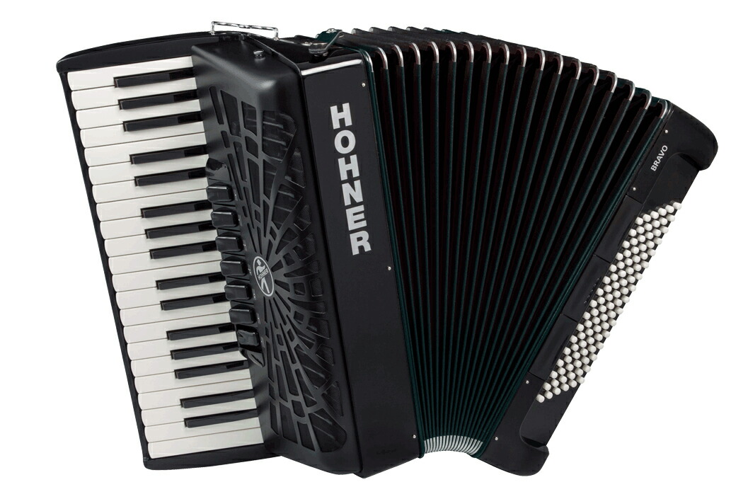 楽天市場】HOHNER ホーナー アコーディオン BravoIII72 BLK
