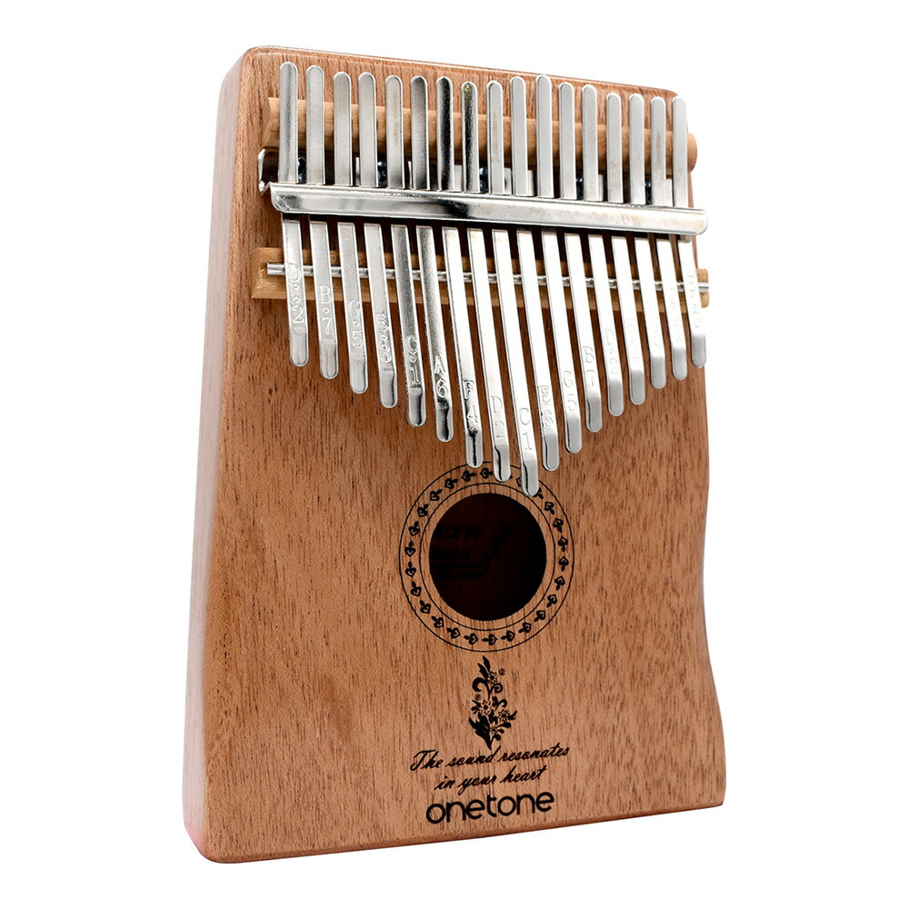 楽天市場】【カリンバ】onetone OTKLS-34/WN 半音付きエレキカリンバ