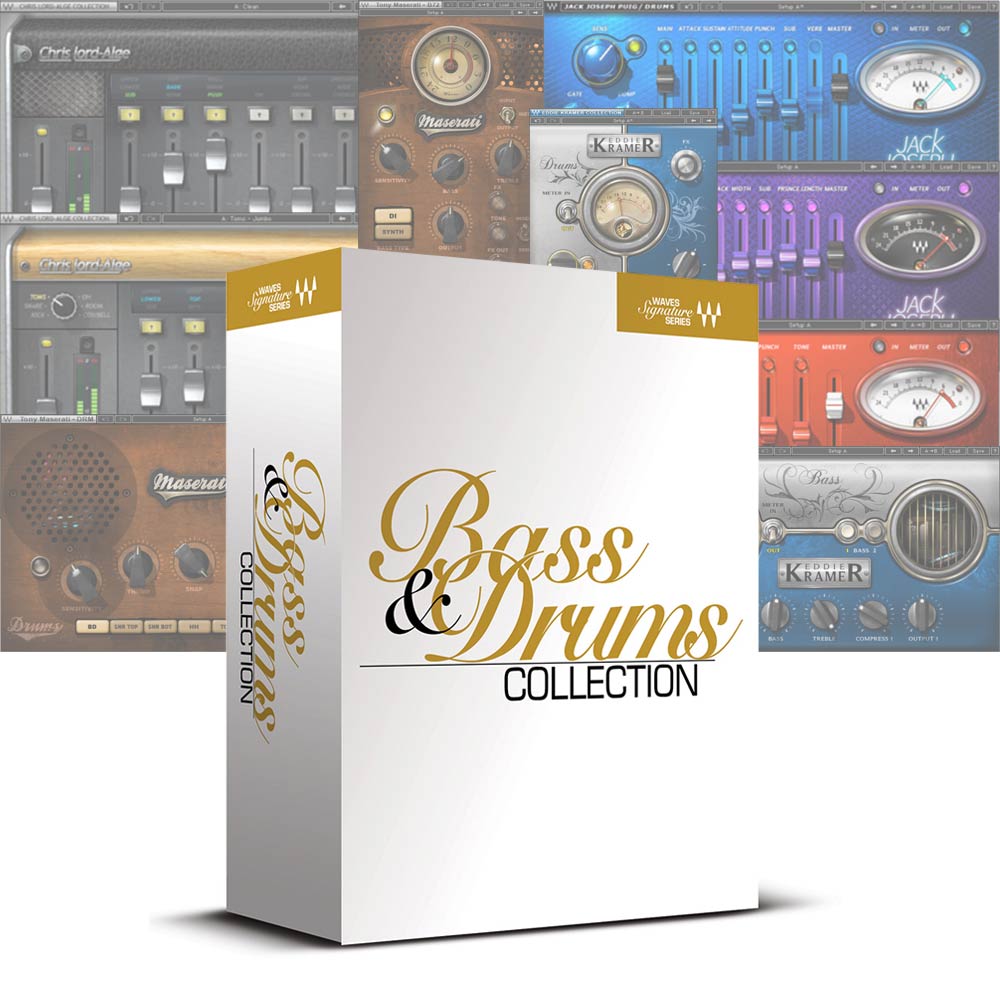 WAVES Signature Series Bass and Drums [メール納品][メーカープロモーション 4/20まで]