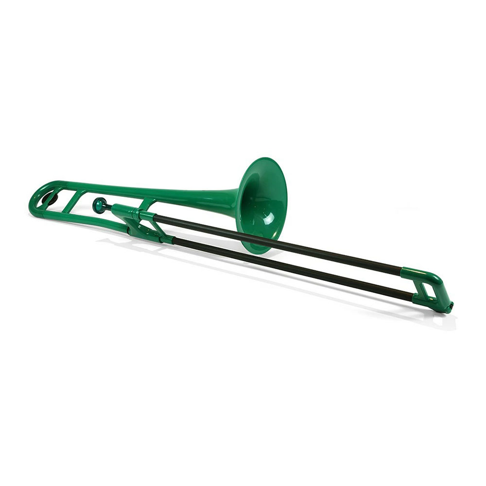 ■2,000円OFFクーポン配布中 pInstruments PBONE1G GREEN プラスチック製トロンボーン