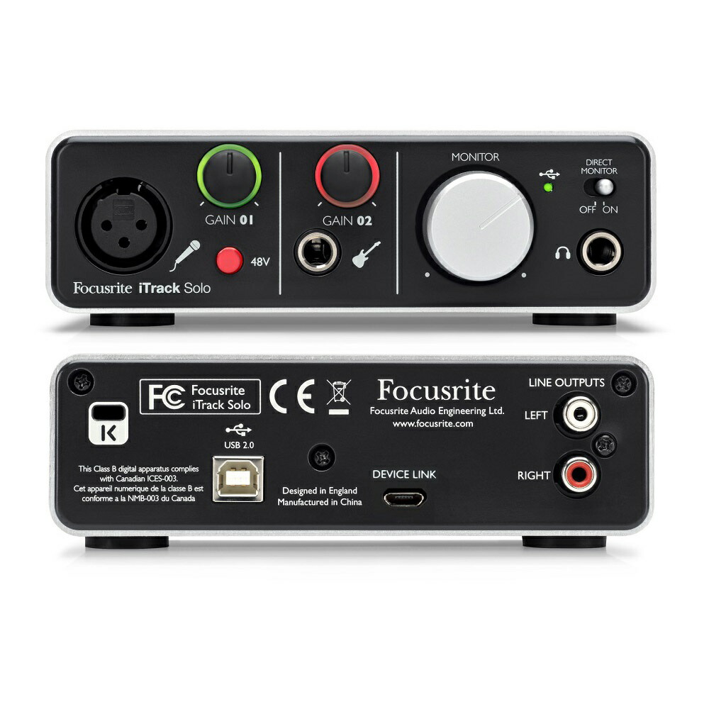 Focusrite iTrack Solo オーディオインターフェース Focusrite iTrack Solo 価格比較 - 価格.com