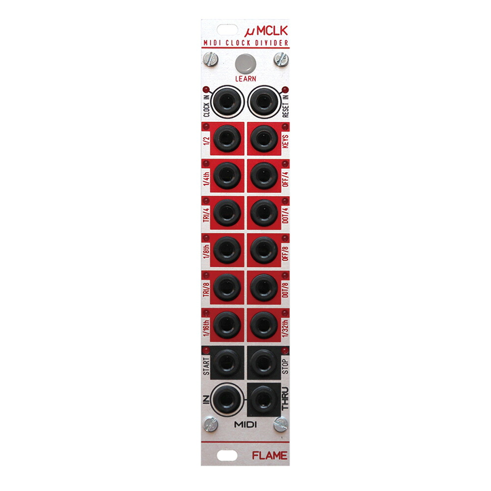 FLAME μMCLK [MIDI Analog Clock Divider]｜ミュージックランドKEY EAST