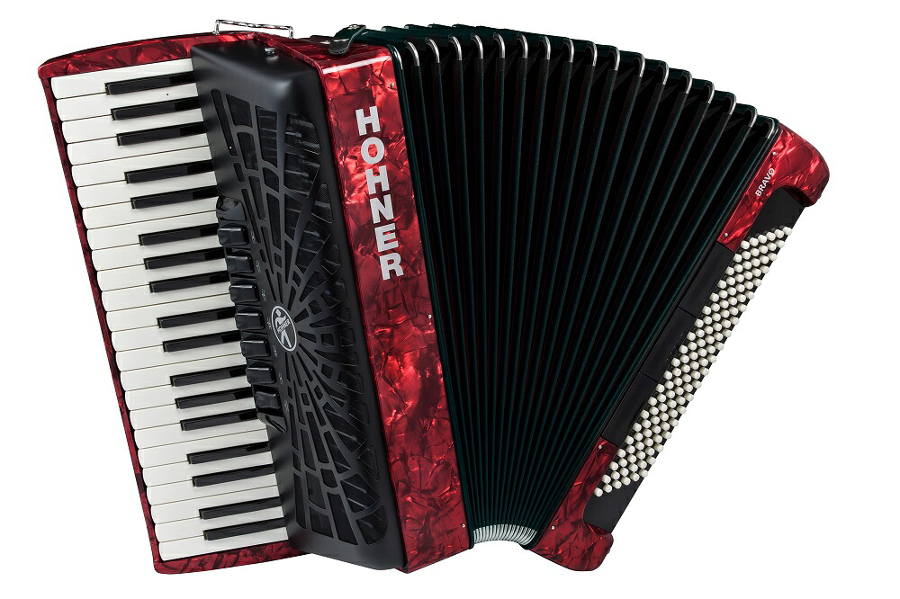 HOHNER ホーナー アコーディオン BravoIII120 RED｜ミュージックランドKEY EAST