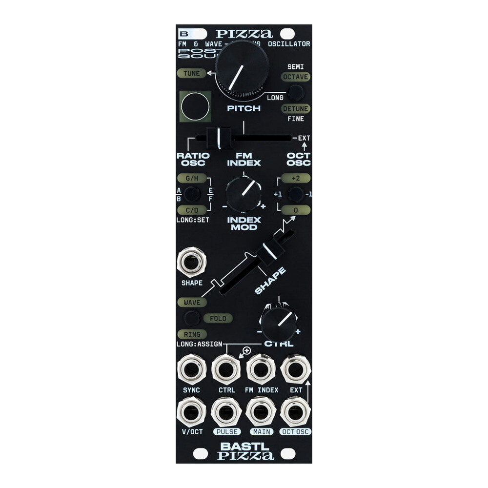 BASTL INSTRUMENTS PIZZA -FM & WAVE-SHAPE Oscillator-｜ミュージックランドKEY EAST