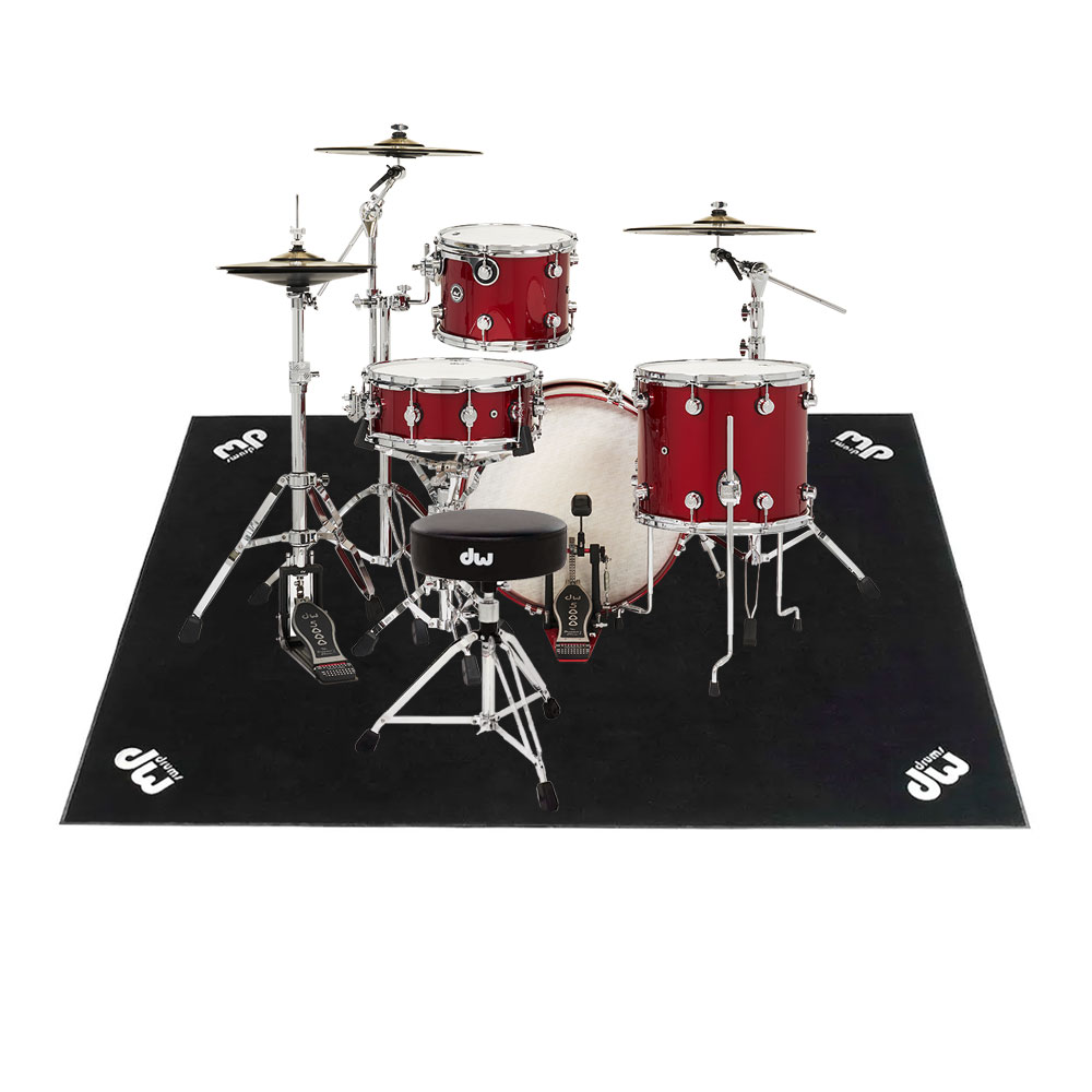 dw DWe 4-Piece Complete Bundle Kit Black Cherry Metallic Lacquer Plus set｜ミュージックランドKEY EAST